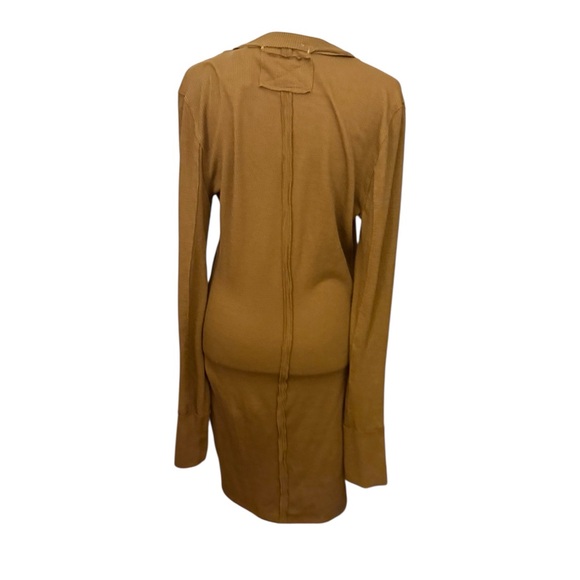 Free People We The Free Gia Cardigan/Dress in Warm Tobacco - Picture 6 of 11